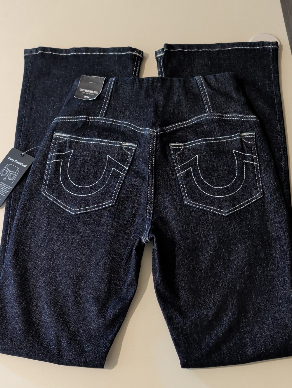 True Religion Truly Snatched Becca High-Waist Boot Cut Jeans Size W26